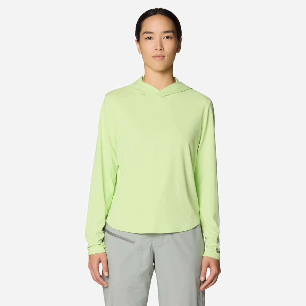 Mountain Hardwear W Sunblocker Long Sleeve Hoody in GELB