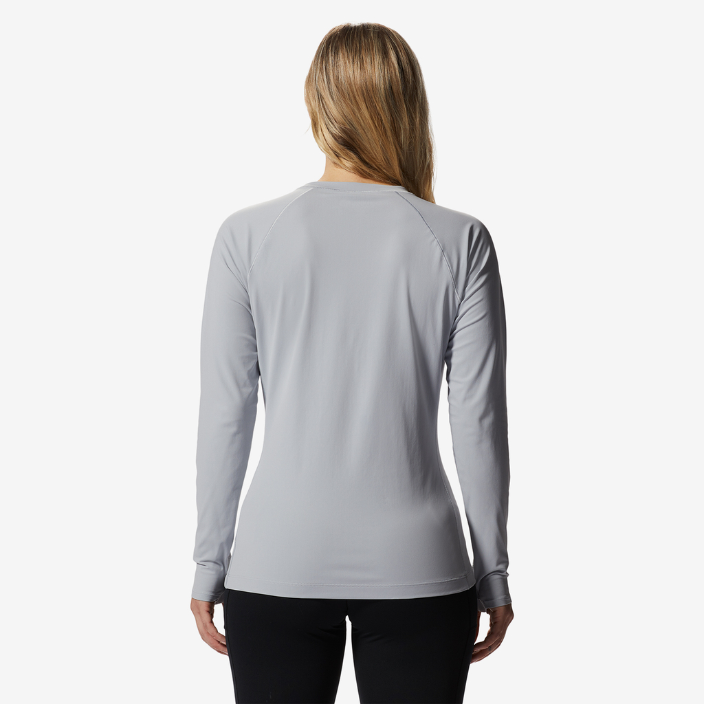 Mountain Hardwear W Mountain Stretch™ Long Sleeve Crew in GRAU