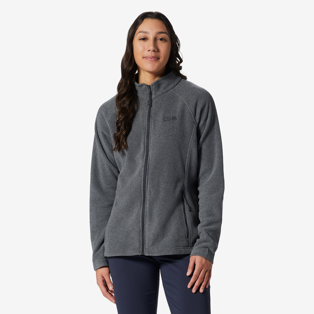 Mountain Hardwear W Polartec Microfleece Full Zip für Damen in GRAU