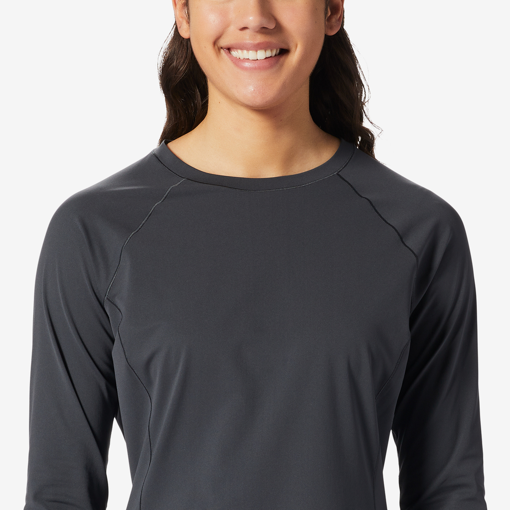 Mountain Hardwear W Mountain Stretch™ Long Sleeve Crew in SCHWARZ