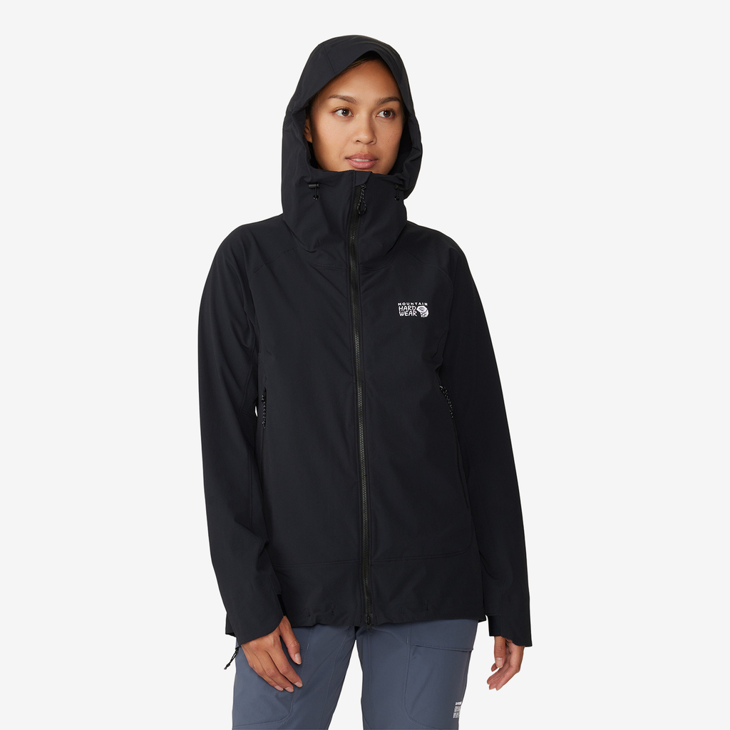 Mountain Hardwear W Chockstone™ Alpine LT Hooded Jacket in SCHWARZ