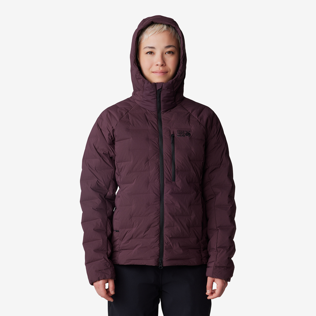 Mountain Hardwear W Stretchdown™ Hoody in VIOLETT