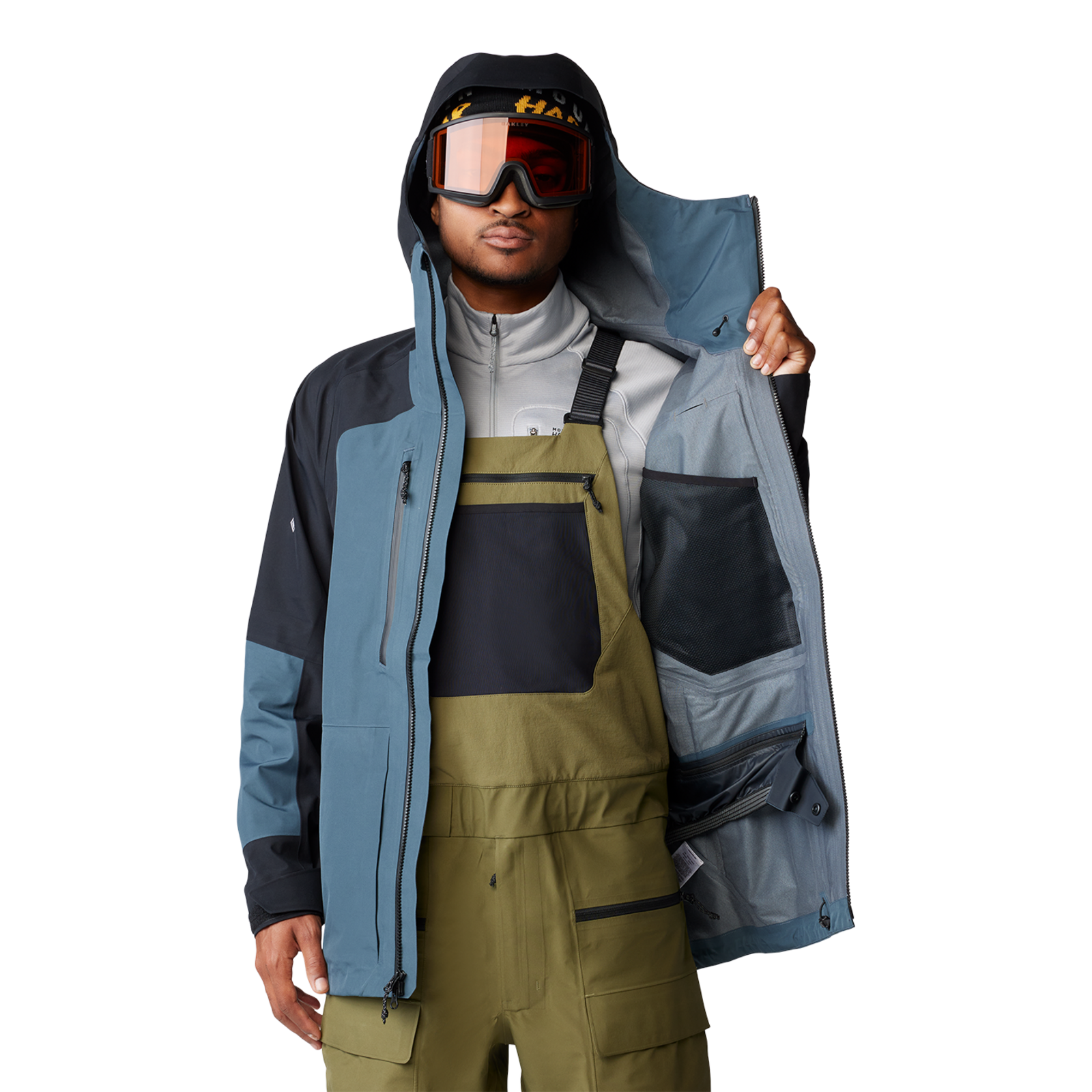 M Boundary Ridge™ GORE-TEX Jacket montauk blue, black 430