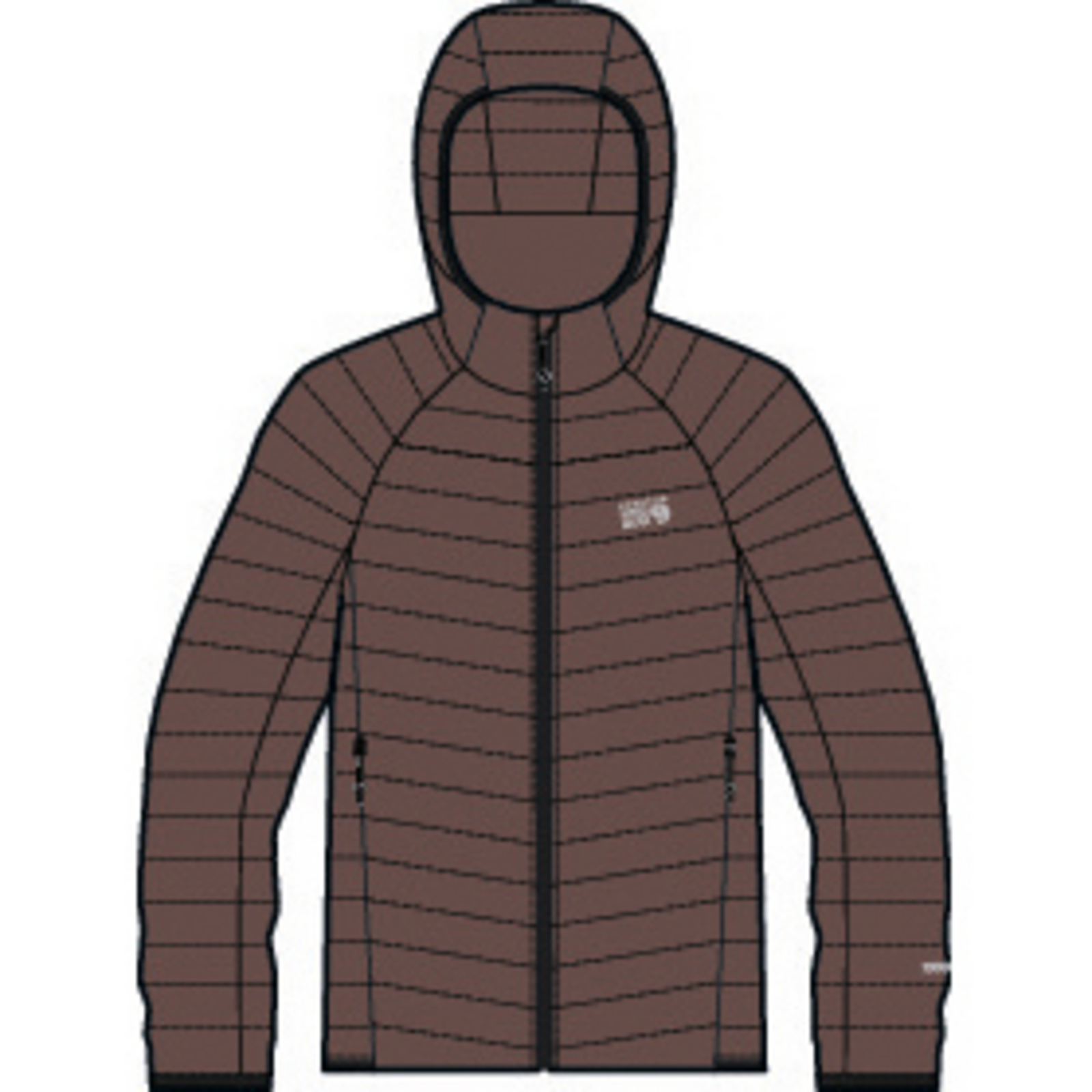 Mountain Hardwear M Ghost Whisperer™ UL Hoody in BRAUN