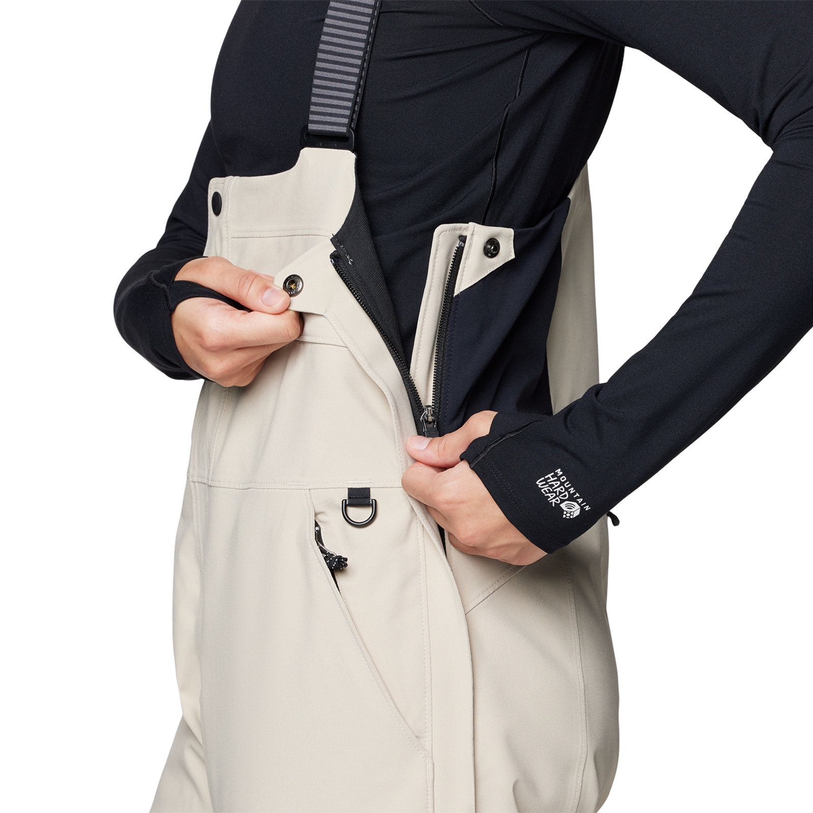 Mountain Hardwear W Powder Maven™ Bib in BEIGE