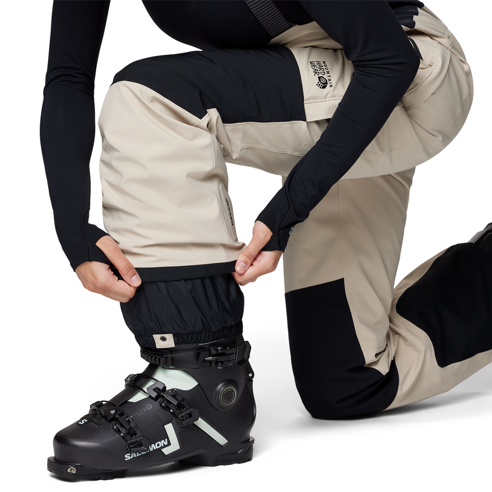 Mountain Hardwear W Powder Maven™ Bib in BEIGE