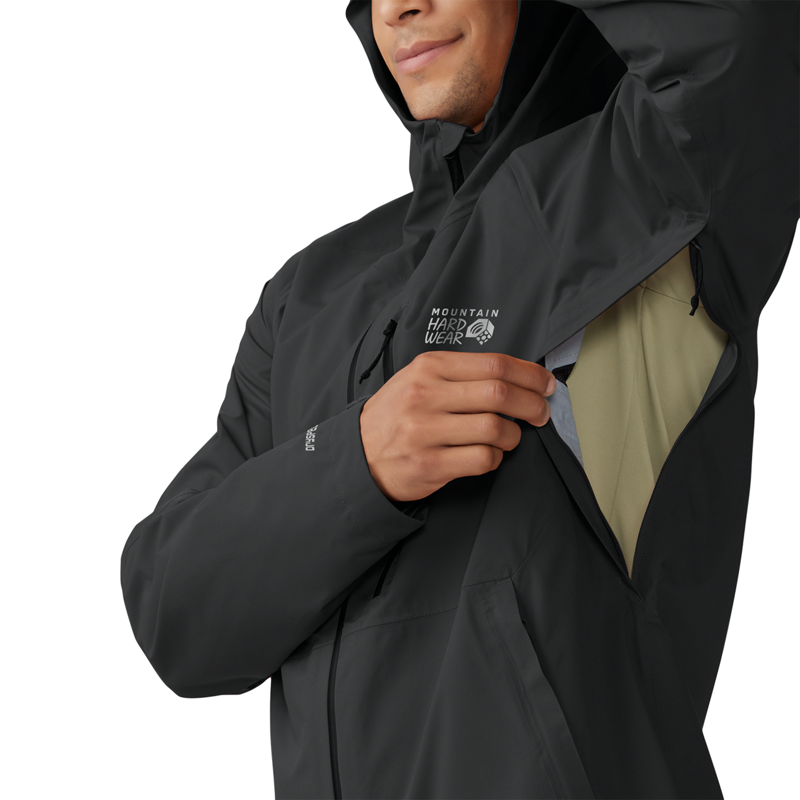 Mountain Hardwear M Stretch Ozonic™ Jacket in SCHWARZ