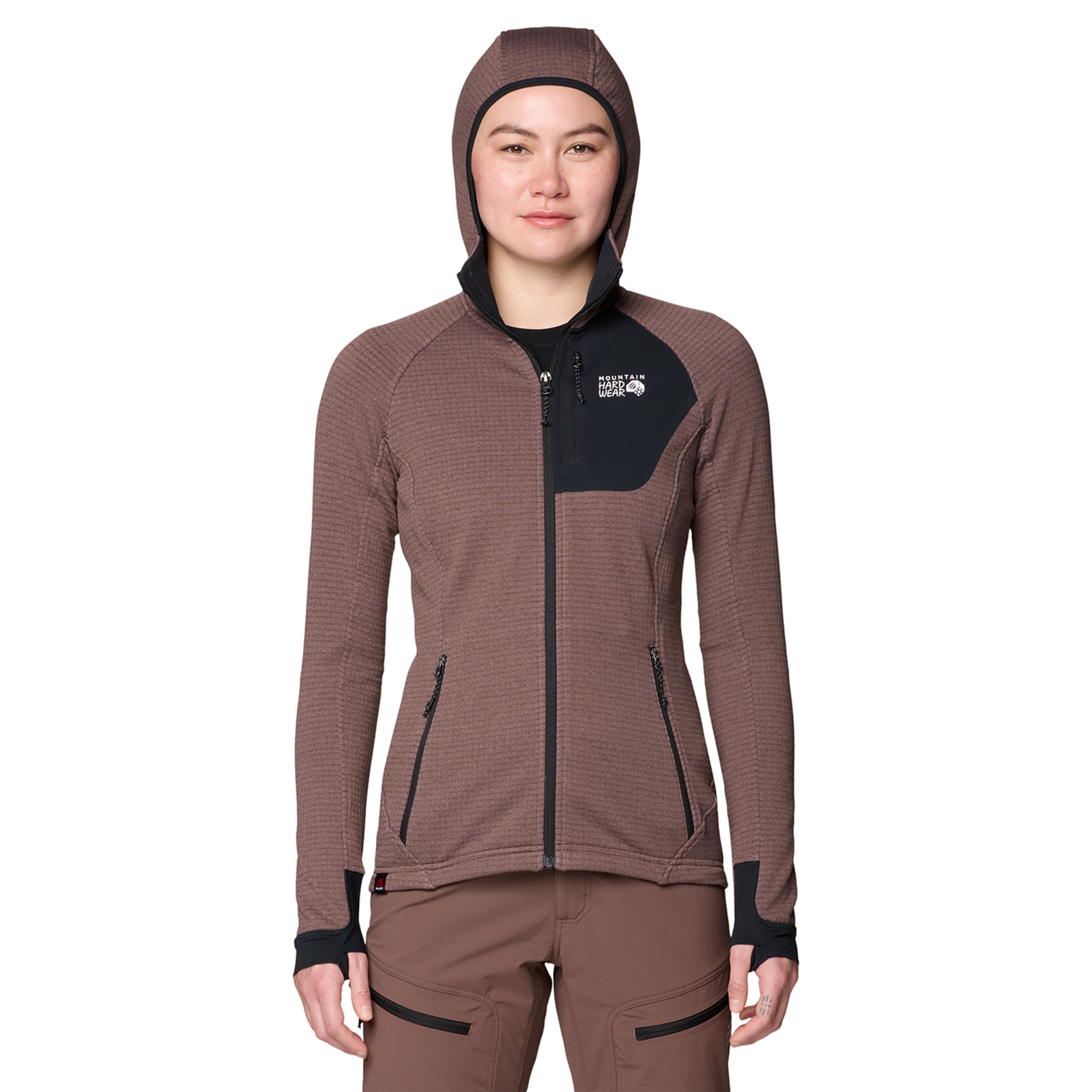 Mountain Hardwear W Polartec® Power Grid™ Full Zip Hoody in