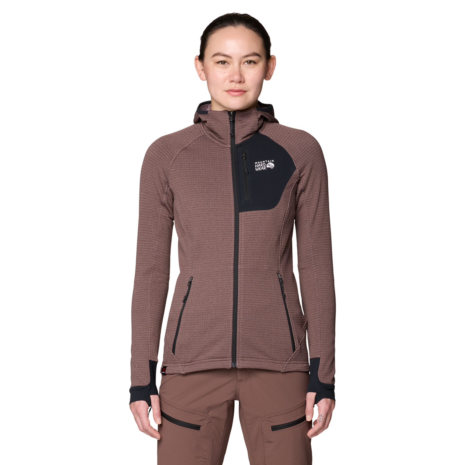 Mountain Hardwear W Polartec® Power Grid™ Full Zip Hoody in