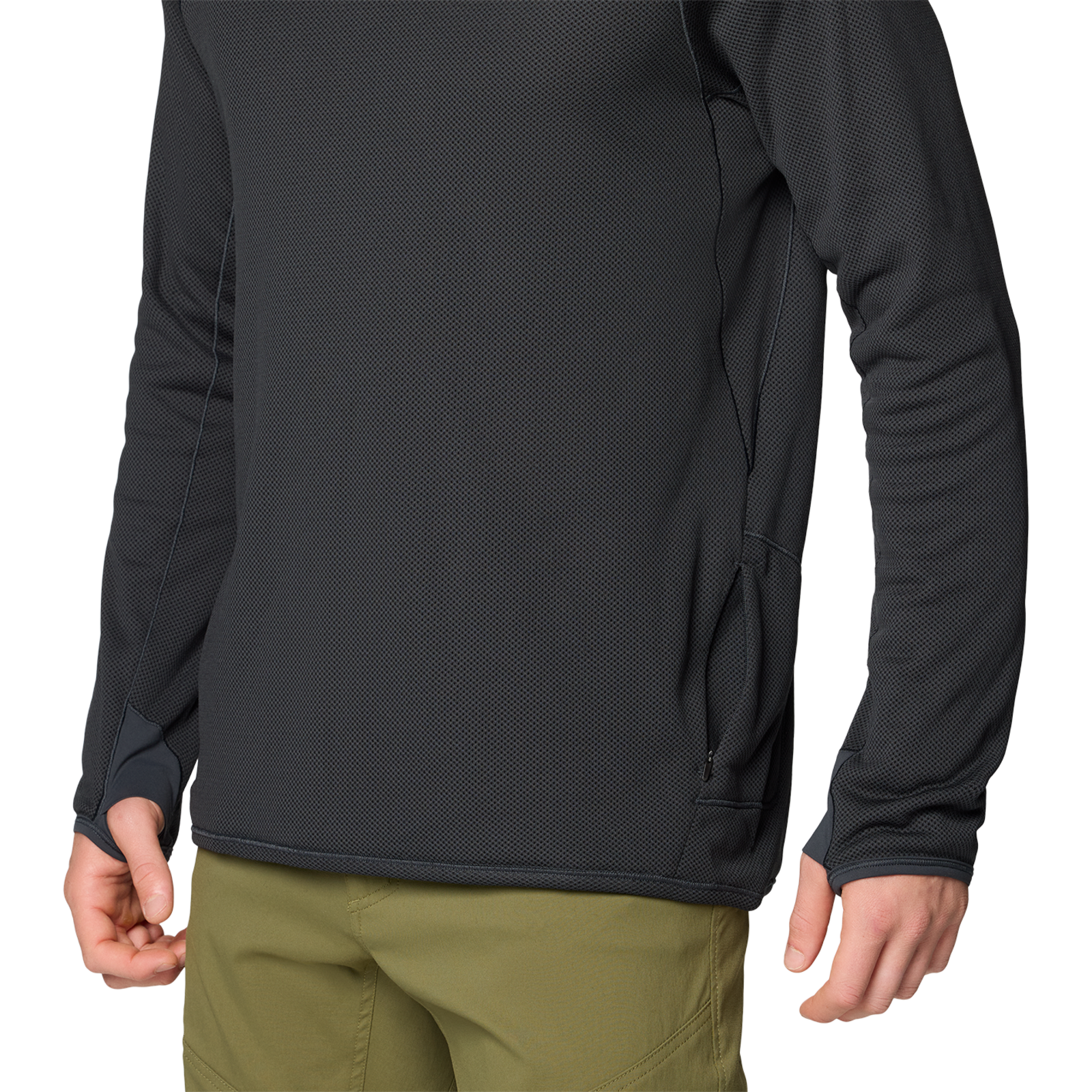 Mountain Hardwear M Airmesh™ Long Sleeve in SCHWARZ