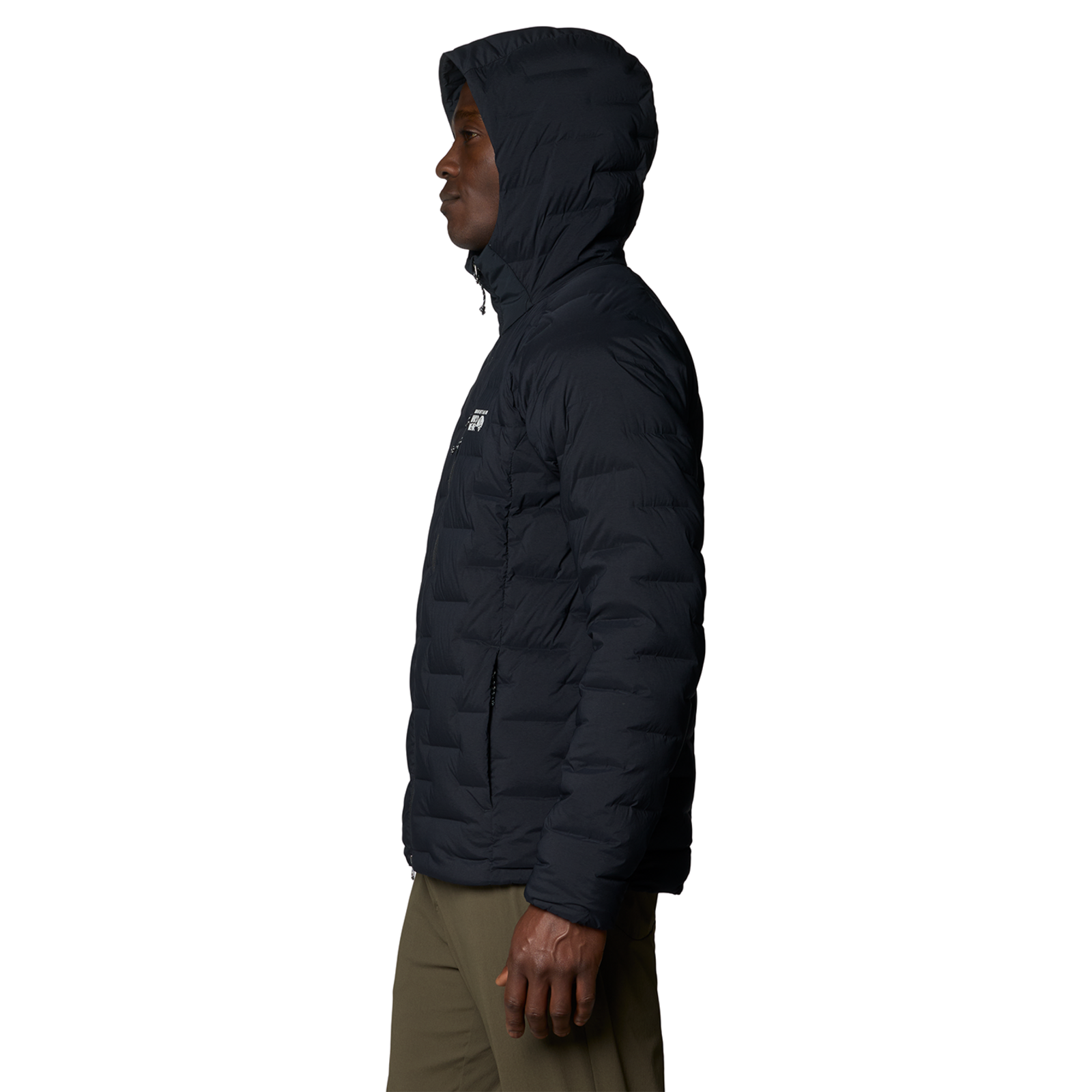 Mountain Hardwear M Stretchdown™ Hooded Jacket in SCHWARZ