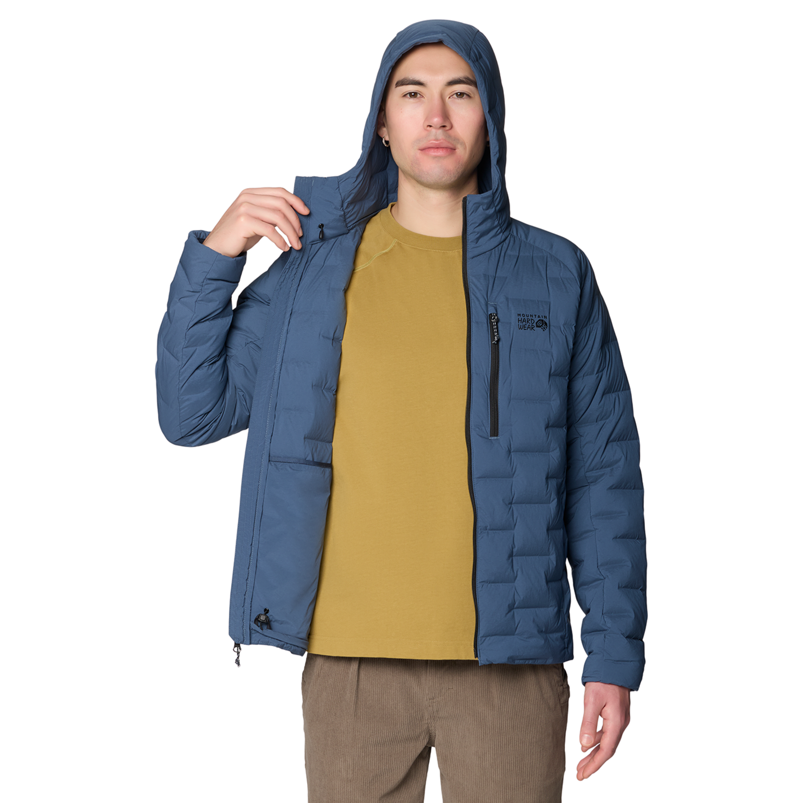 Mountain Hardwear M Stretchdown™ Hooded Jacket in BLAU