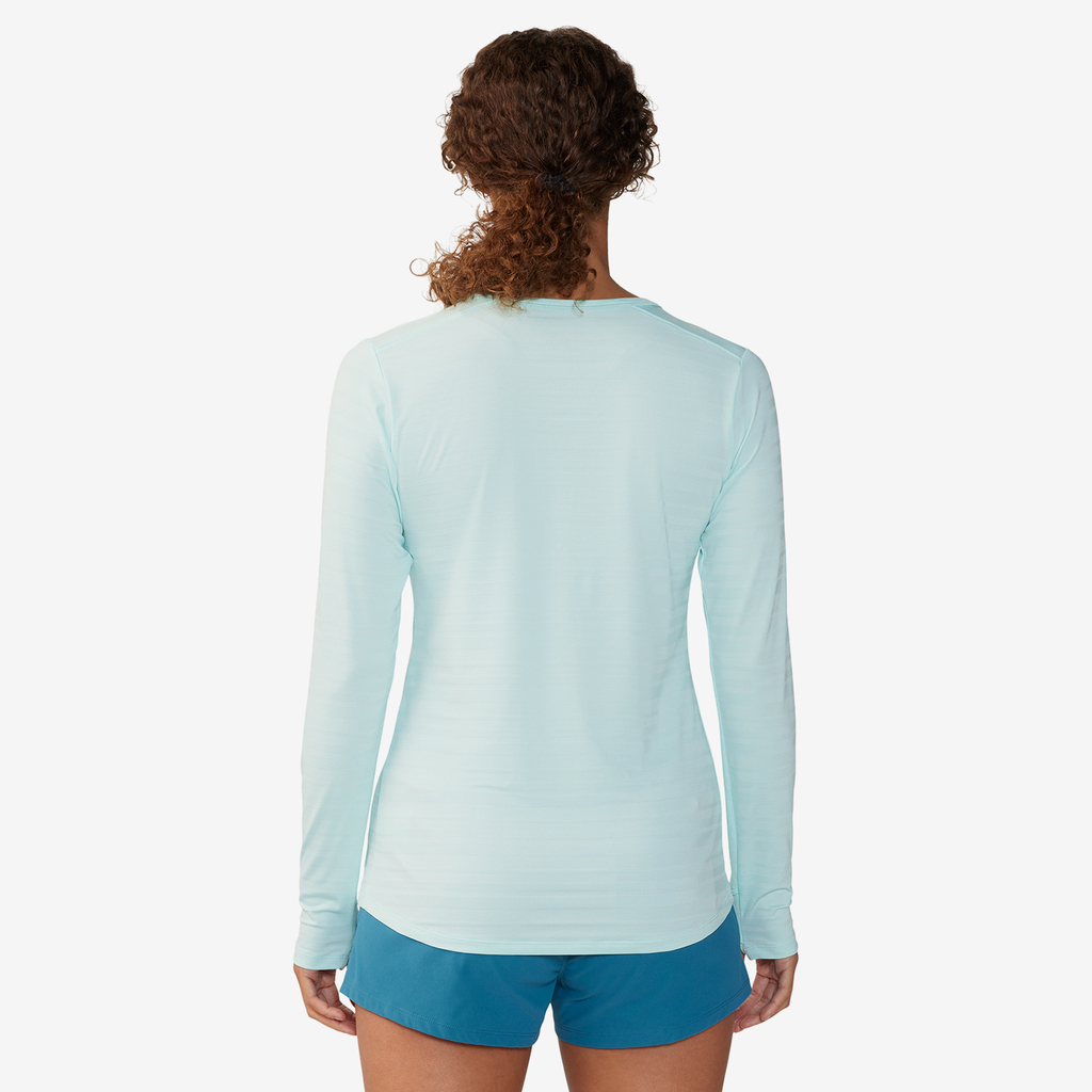 Mountain Hardwear W Mighty Stripe™ Long Sleeve in BLAU