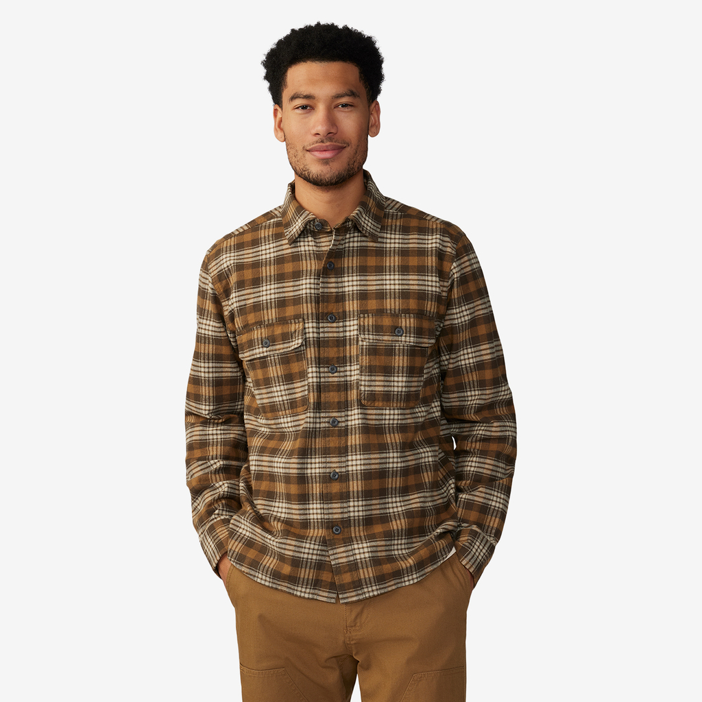 Mountain Hardwear M Cotton Flannel™ LS Shirt in BRAUN