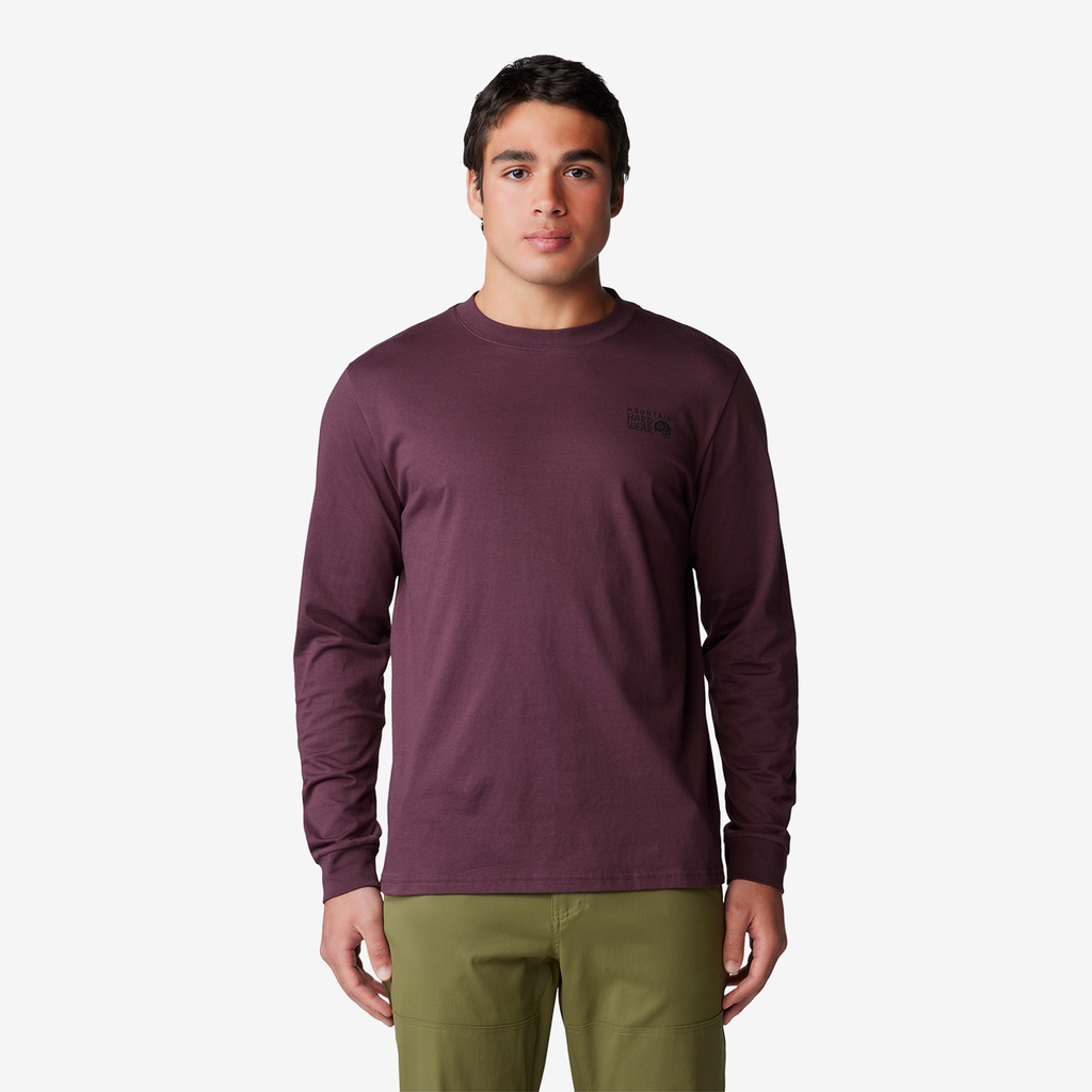 Mountain Hardwear M Box Logo M Long Sleeve in VIOLETT