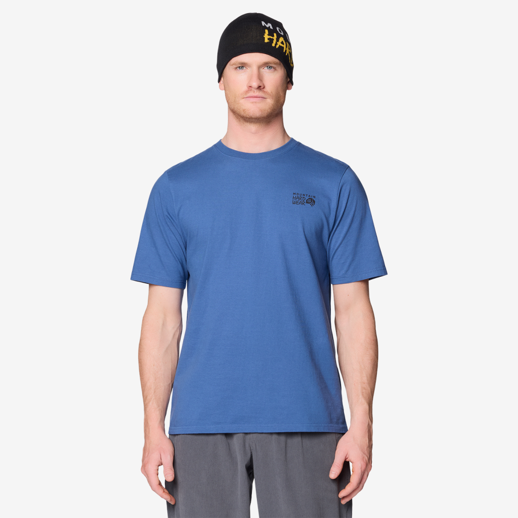 Mountain Hardwear M MHW™ Box Logo Short Sleeve in BLAU