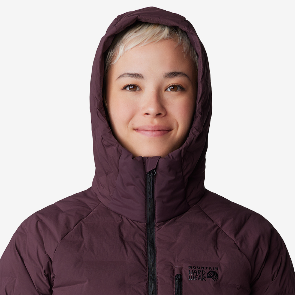 Mountain Hardwear W Stretchdown™ Hoody in VIOLETT