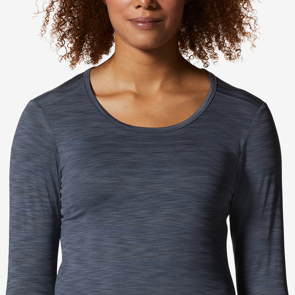 Mountain Hardwear W Mighty Stripe™ Long Sleeve in BLAU