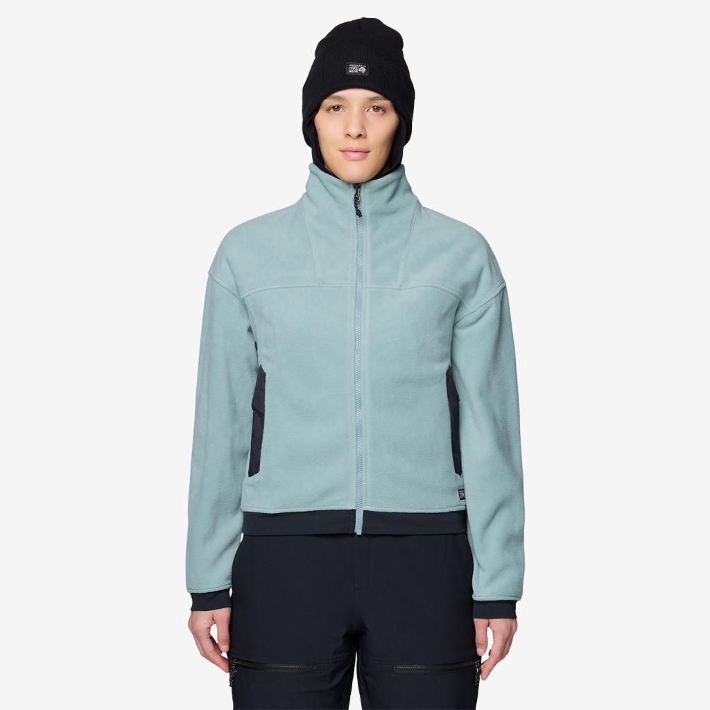 Mountain Hardwear W Powder Maven™ Fleece Full Zip Jacket in BLAU