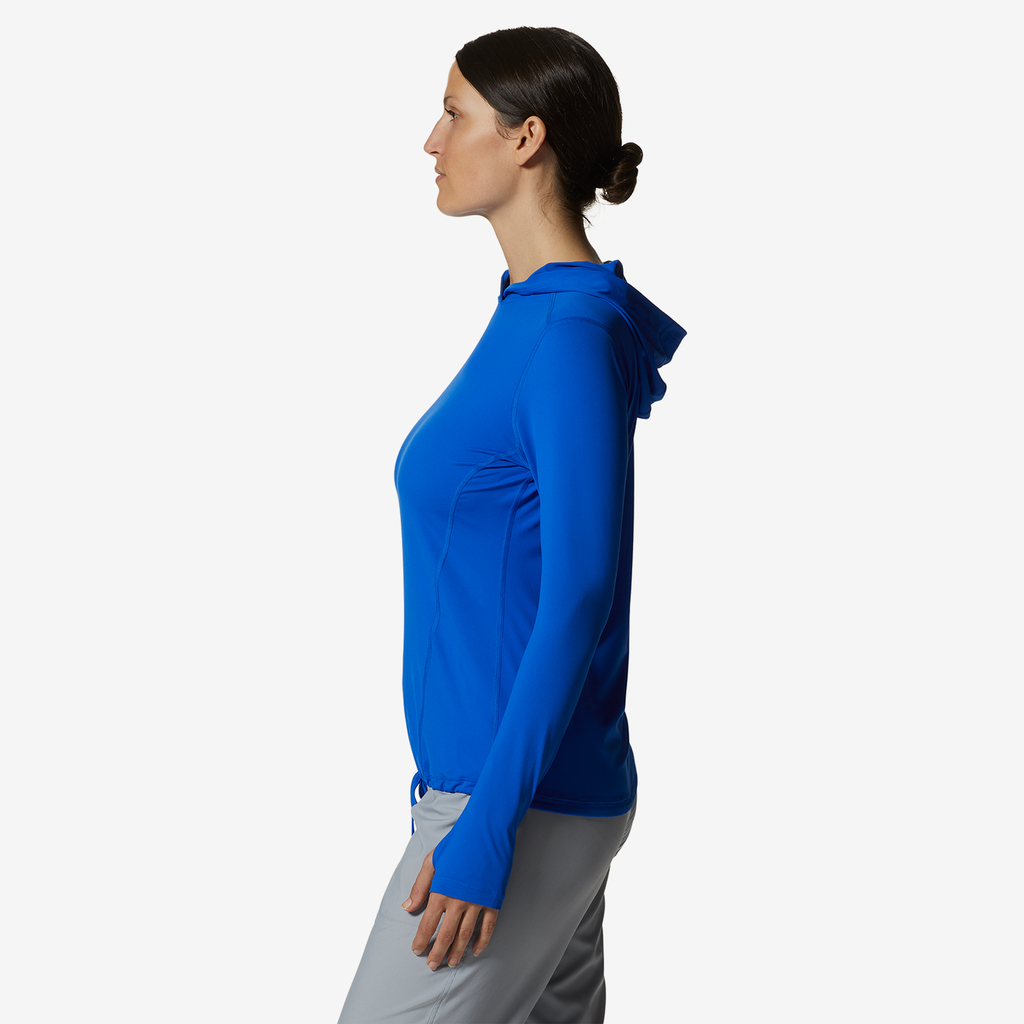 Mountain Hardwear W Crater Lake LS Funktionsshirt für Damen in BLAU