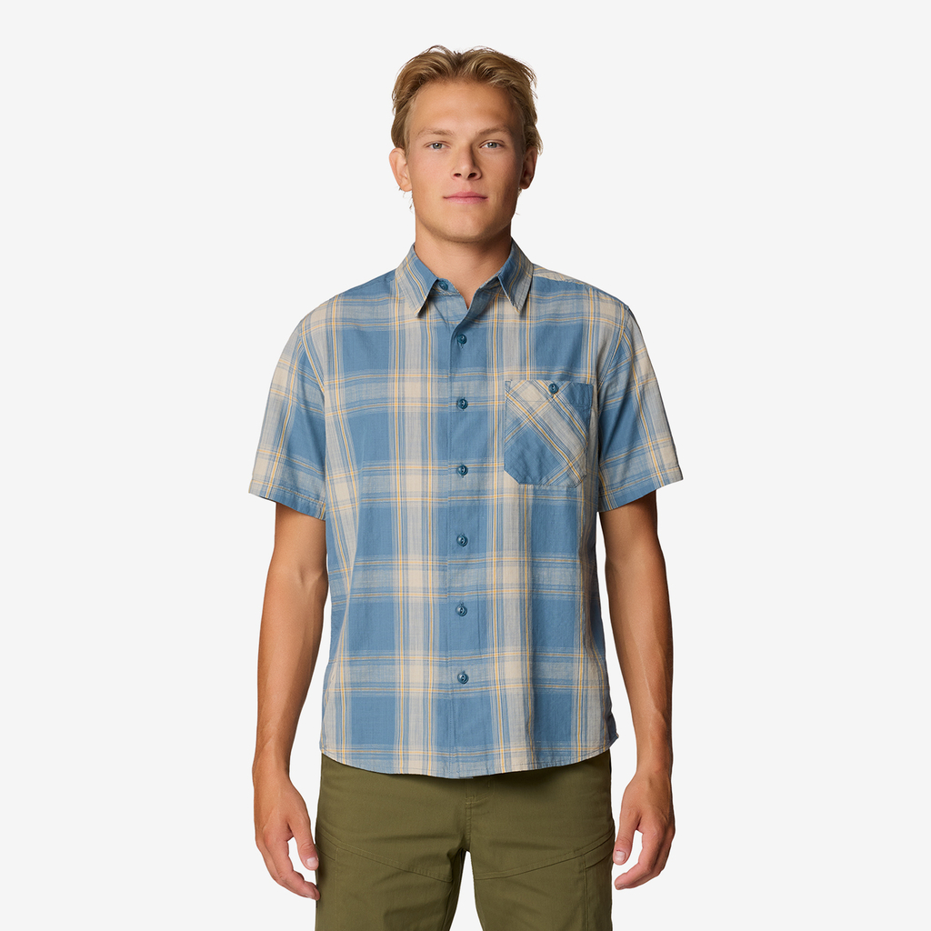 Mountain Hardwear M Cottonwood™ Lite Short Sleeve Shirt in BLAU