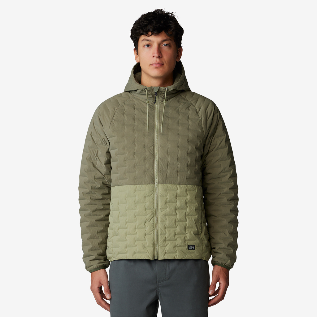 Mountain Hardwear M Stretchdown™ Light Full Zip Hoody in GRÜN