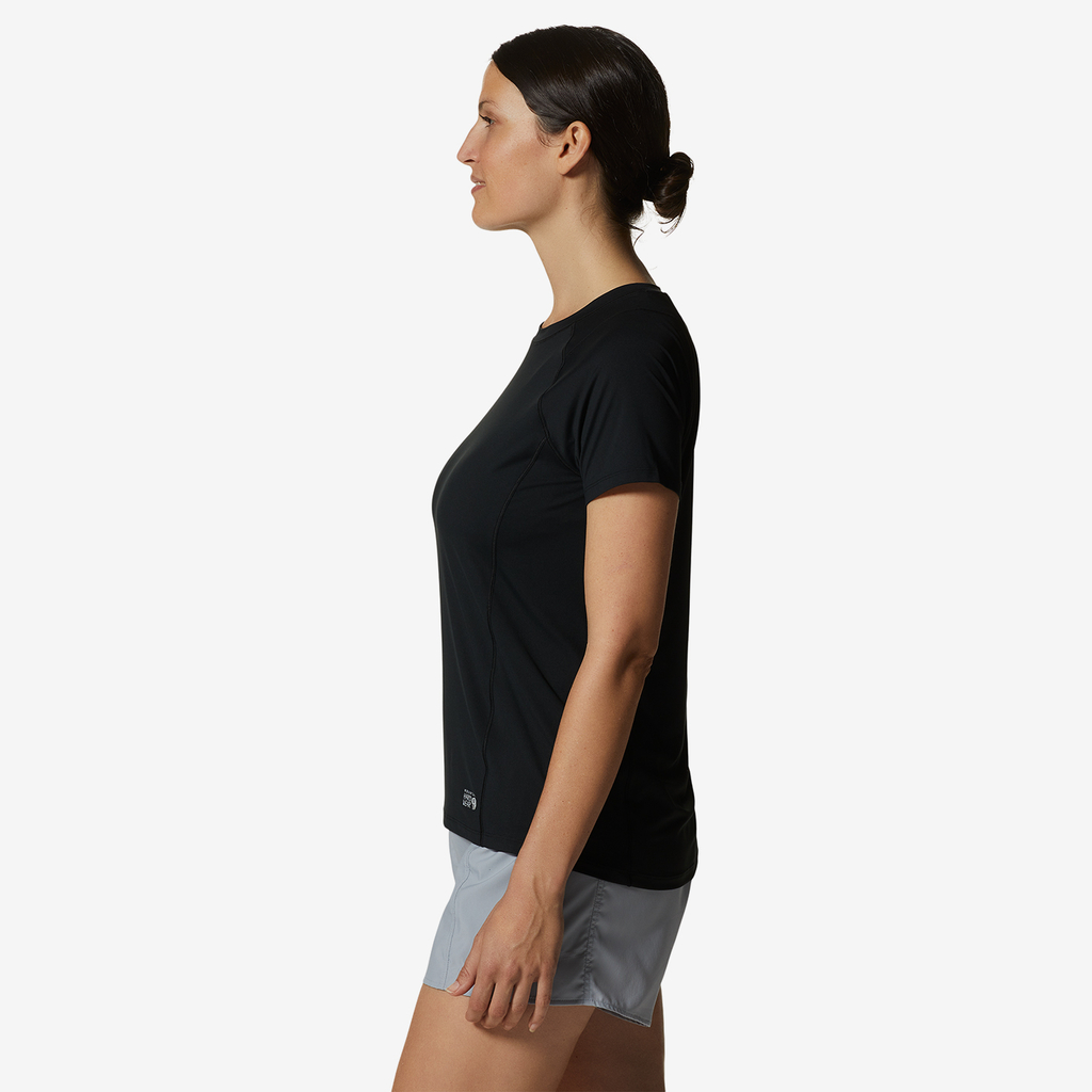 Mountain Hardwear W Crater Lake Short Sleeve für Damen in SCHWARZ