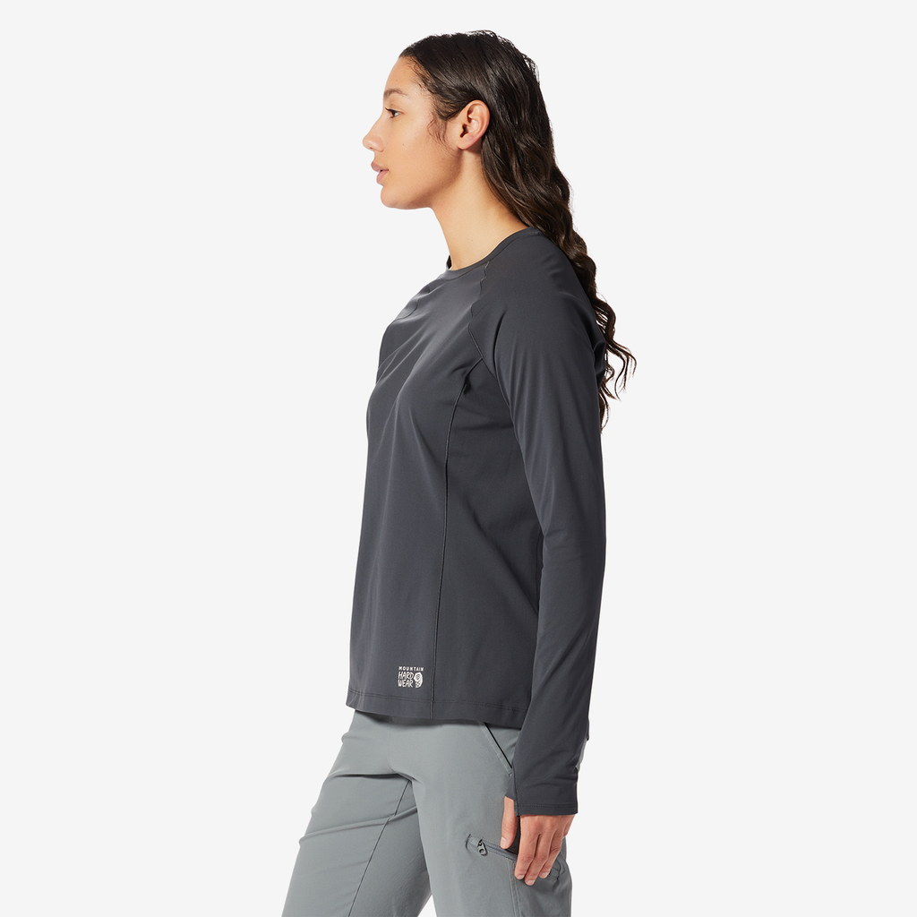 Mountain Hardwear W Mountain Stretch™ Long Sleeve Crew in SCHWARZ