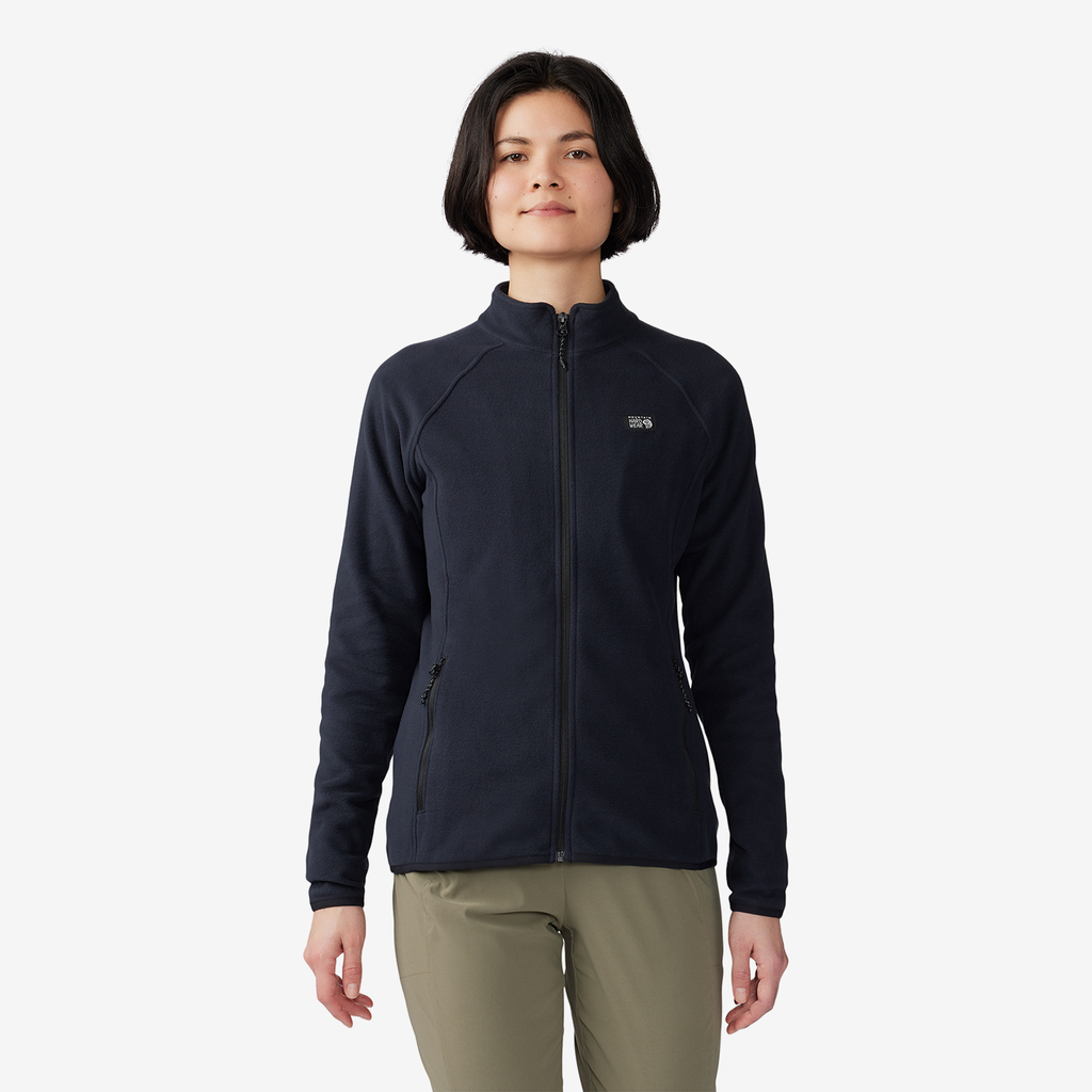 Mountain Hardwear W Microchill™ Full Zip Jacket in SCHWARZ