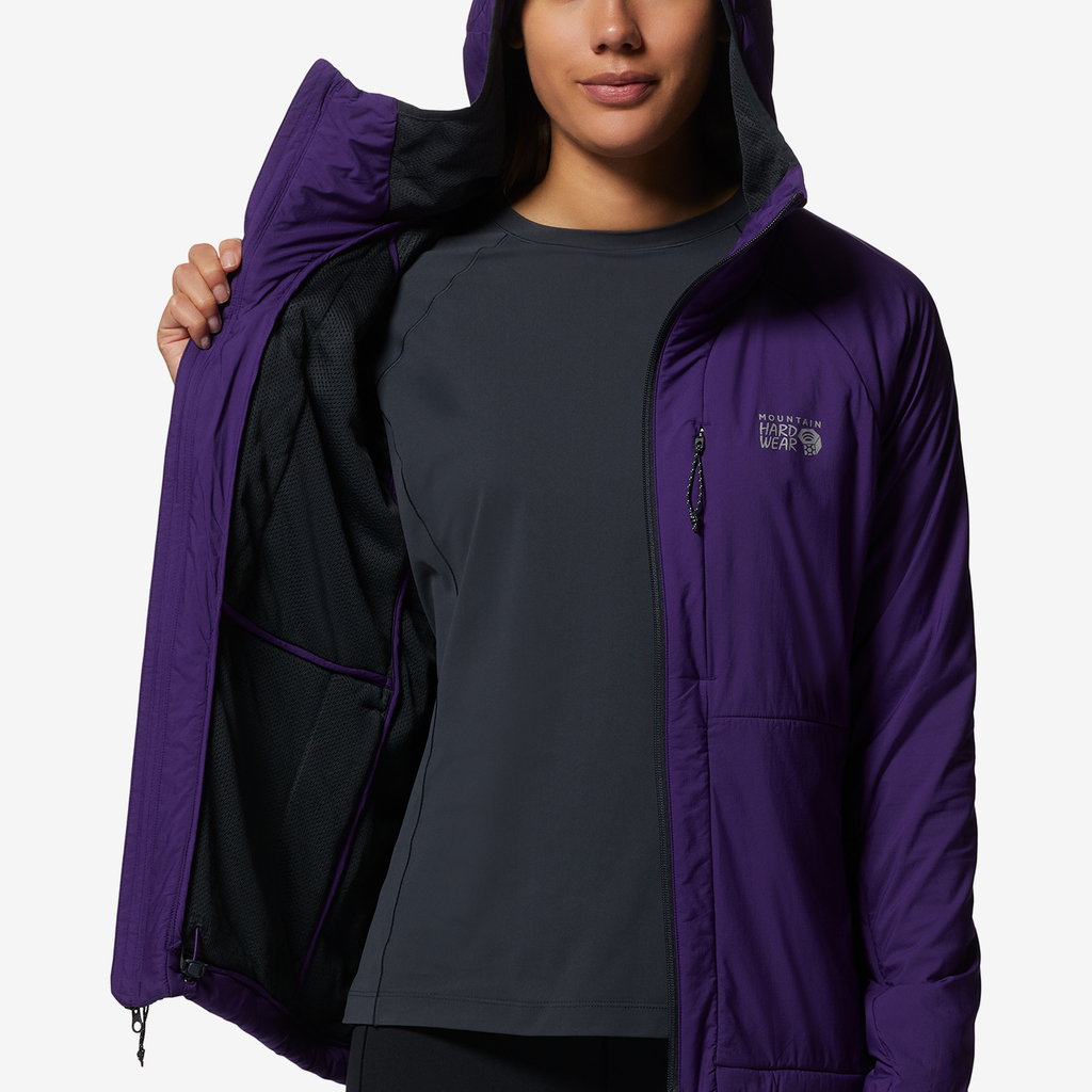 Mountain Hardwear W Kor AirShell Warm Outdoorjacke für Damen in VIOLETT