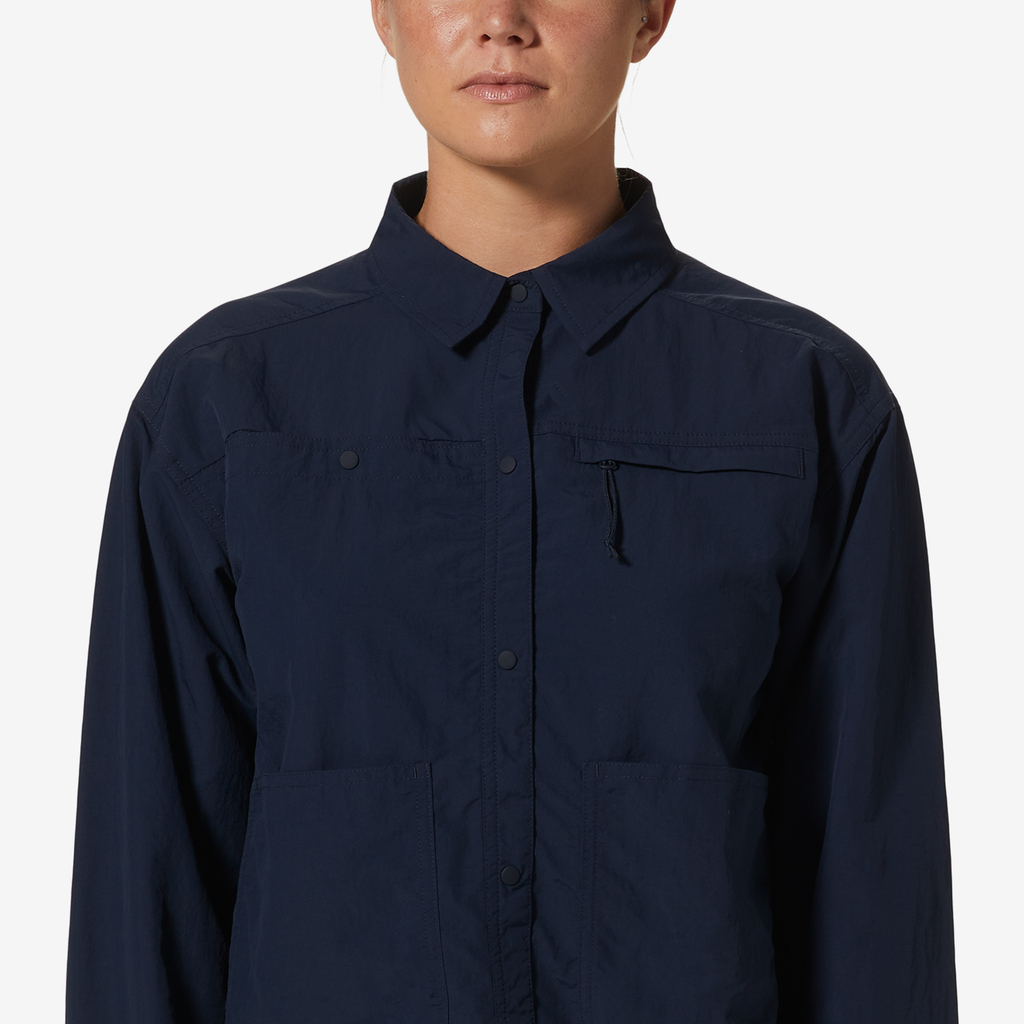 Mountain Hardwear W Stryder™ Long Sleeve Shirt in BLAU