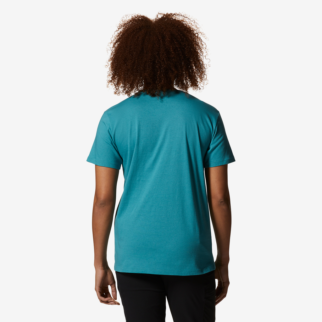 Mountain Hardwear W MHW Logo Short Sleeve für Damen in BLAU