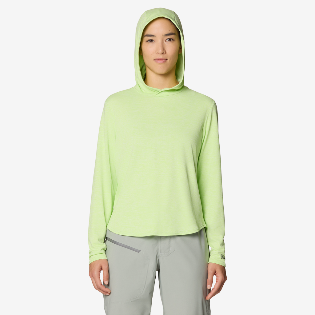 Mountain Hardwear W Sunblocker Long Sleeve Hoody in GELB