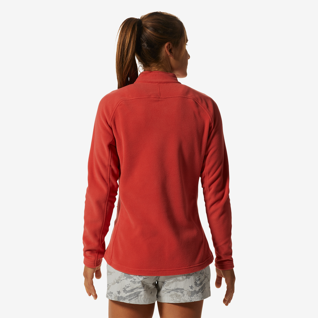 Mountain Hardwear W Polartec Microfleece Full Zip für Damen in ROT