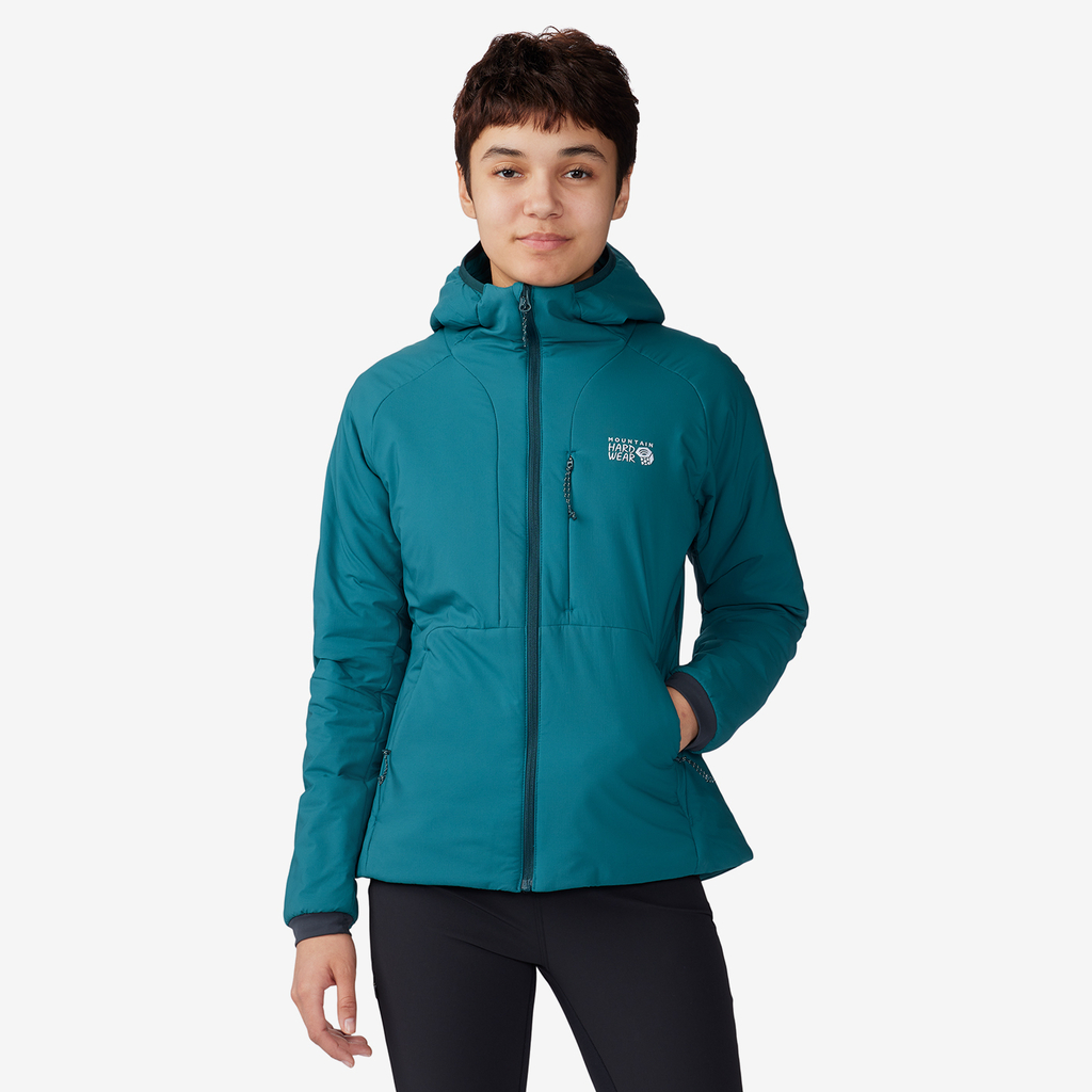 Mountain Hardwear W Kor Stasis™ Hoody in BLAU