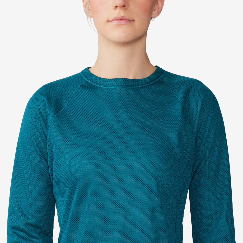 Mountain Hardwear W AirMesh LS Crew für Damen in BLAU