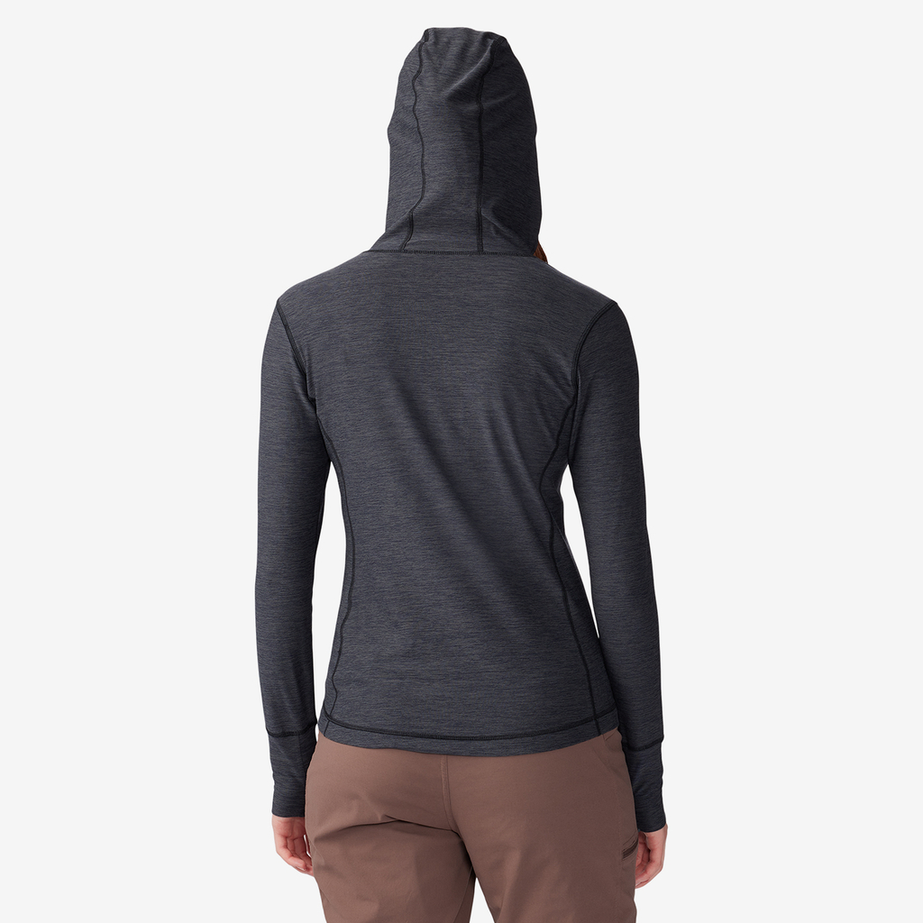 Mountain Hardwear W Chill Action Hoody in SCHWARZ