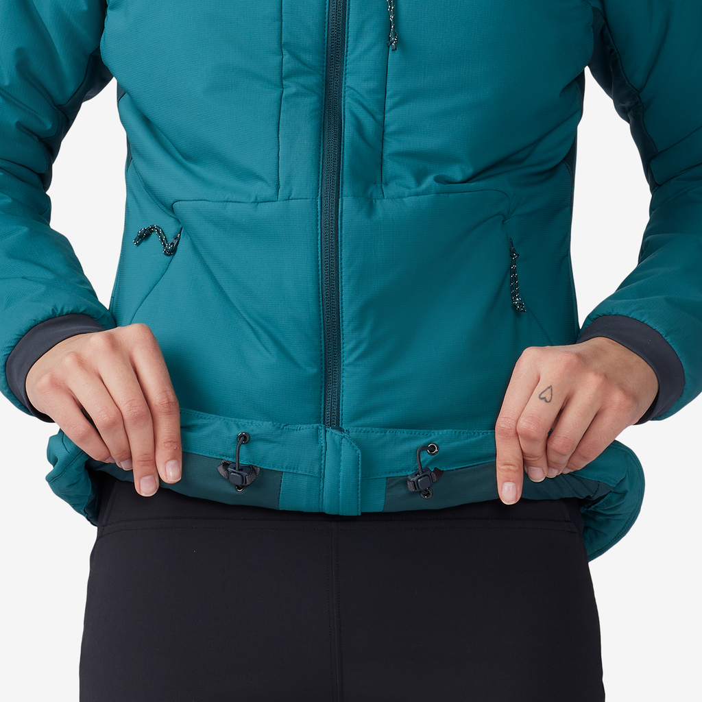 Mountain Hardwear W Kor Stasis™ Hoody in BLAU