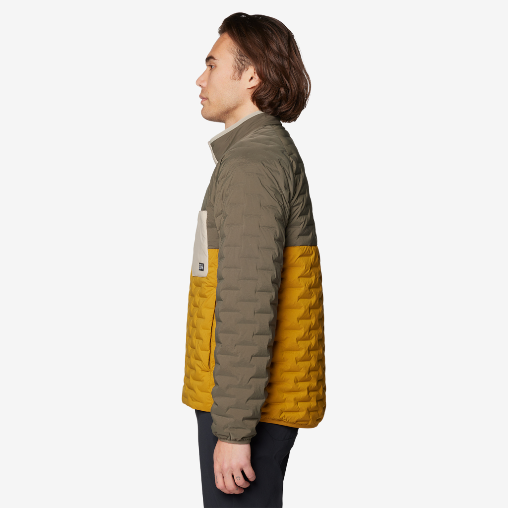 Mountain Hardwear M Stretchdown™ Light Snap Neck in GELB