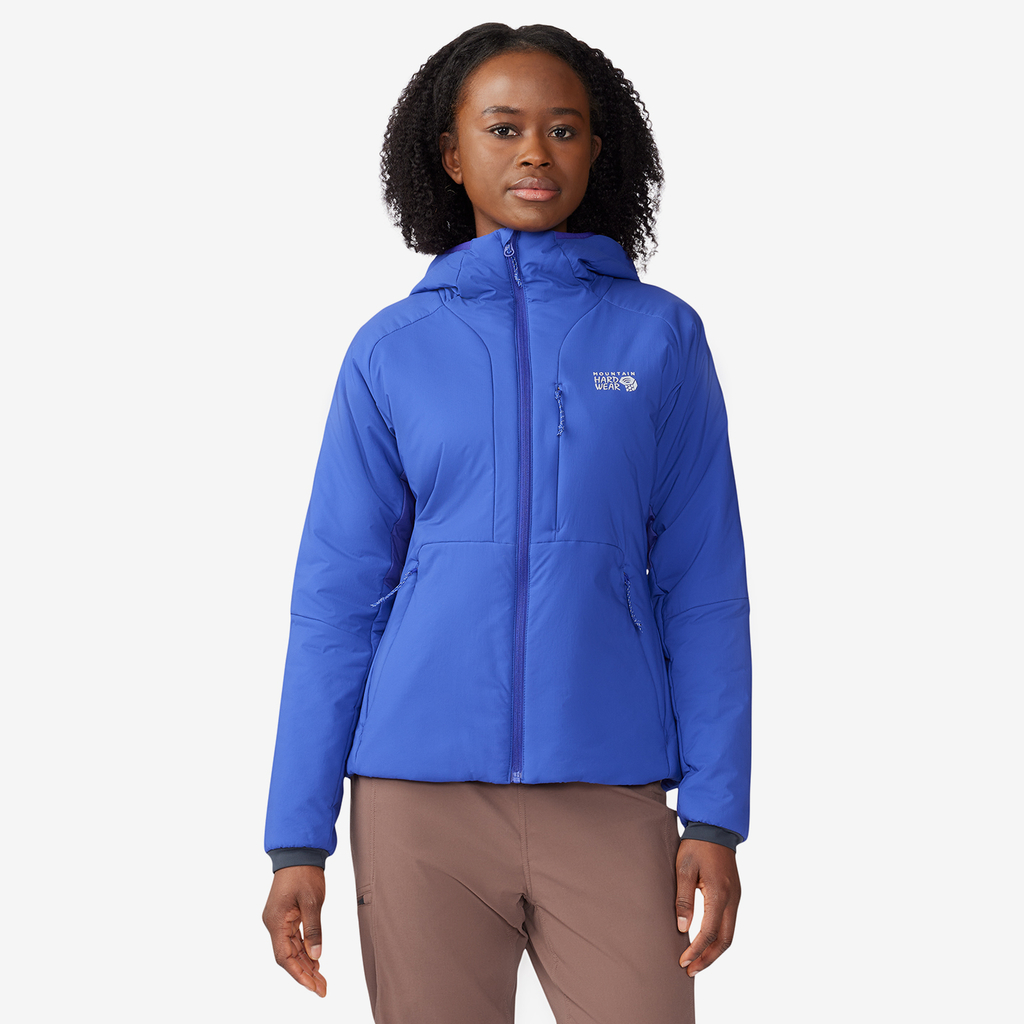 Mountain Hardwear W Kor Stasis™ Hoody in BLAU