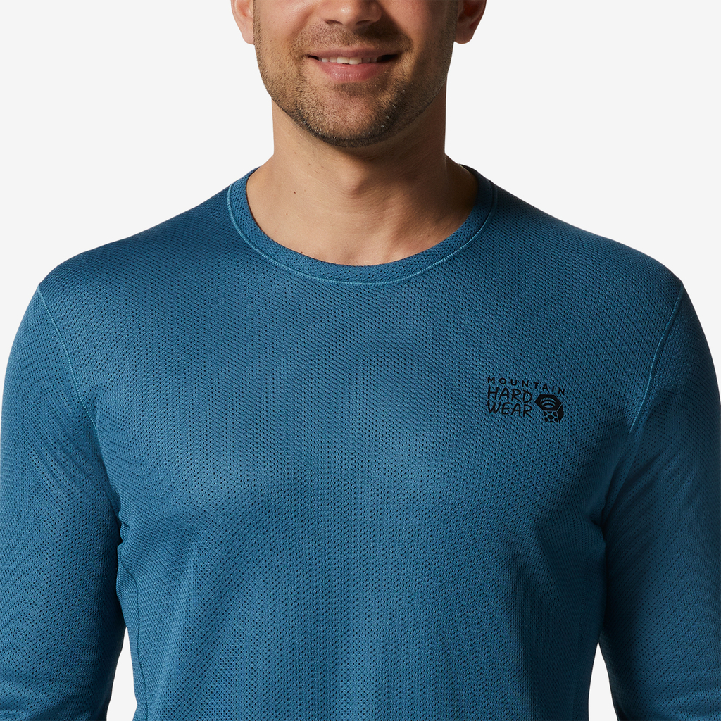 Mountain Hardwear M AirMesh LS Crew für Herren in BLAU