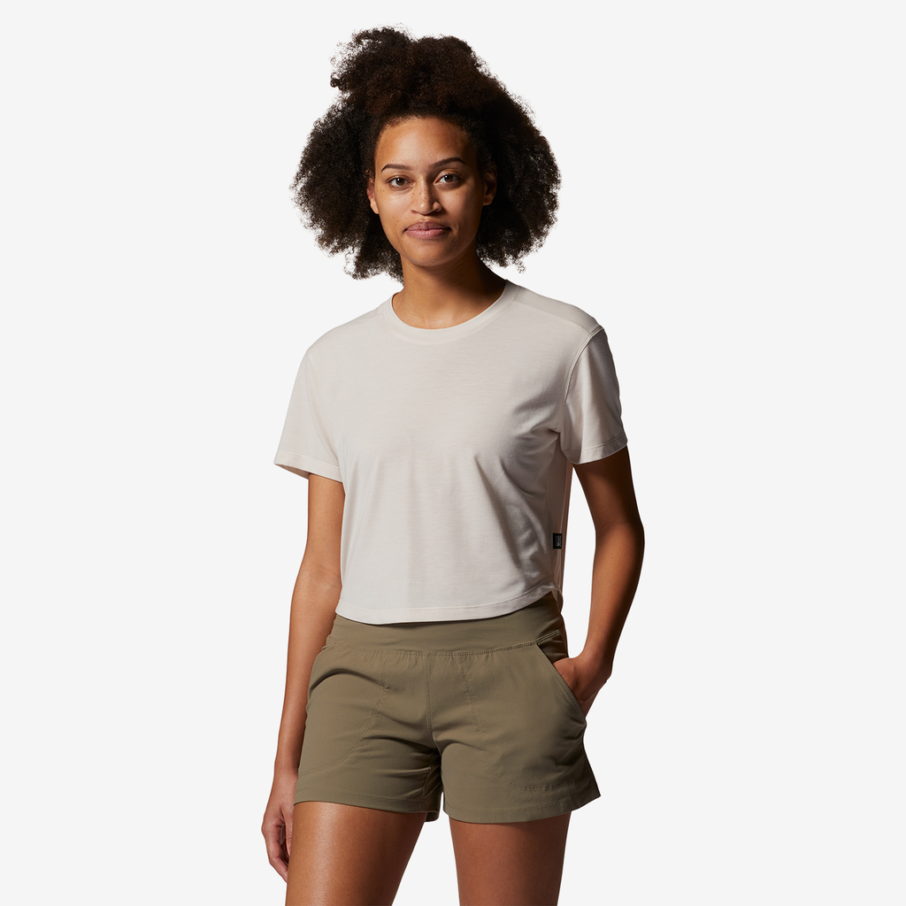 Mountain Hardwear W Trek N Go™ Short Sleeve in BEIGE