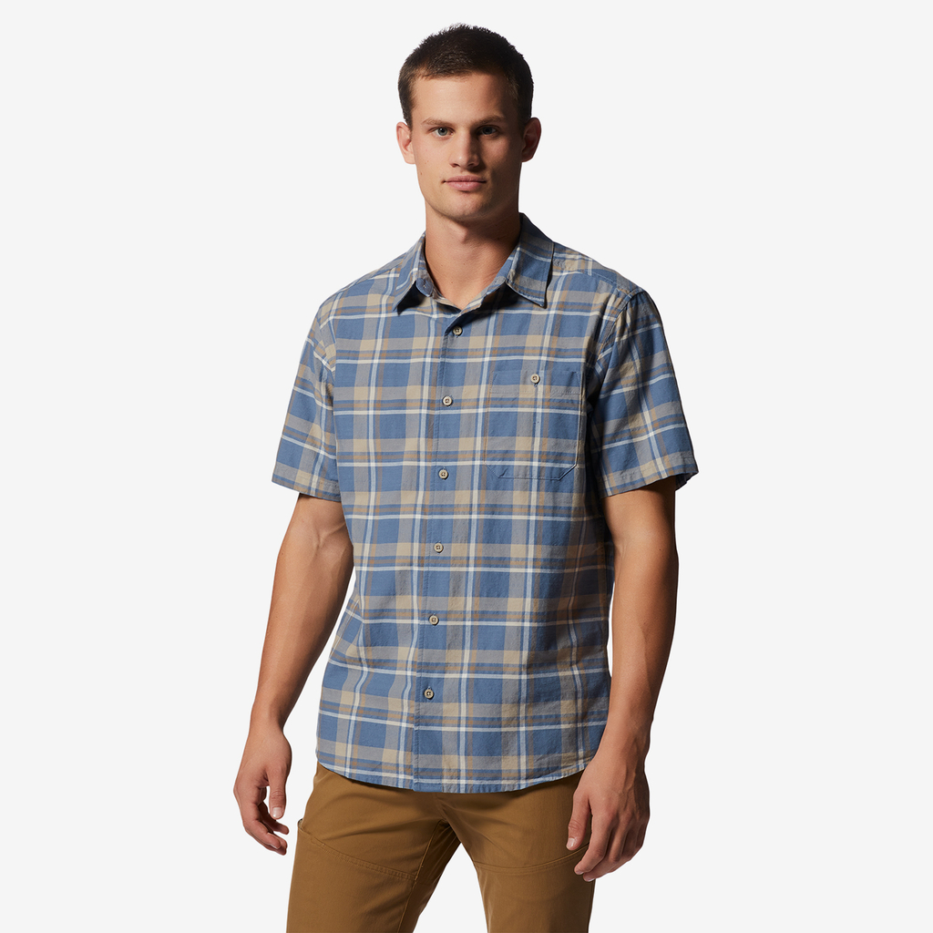 Mountain Hardwear M Big Cottonwood Hemd für Herren in BLAU