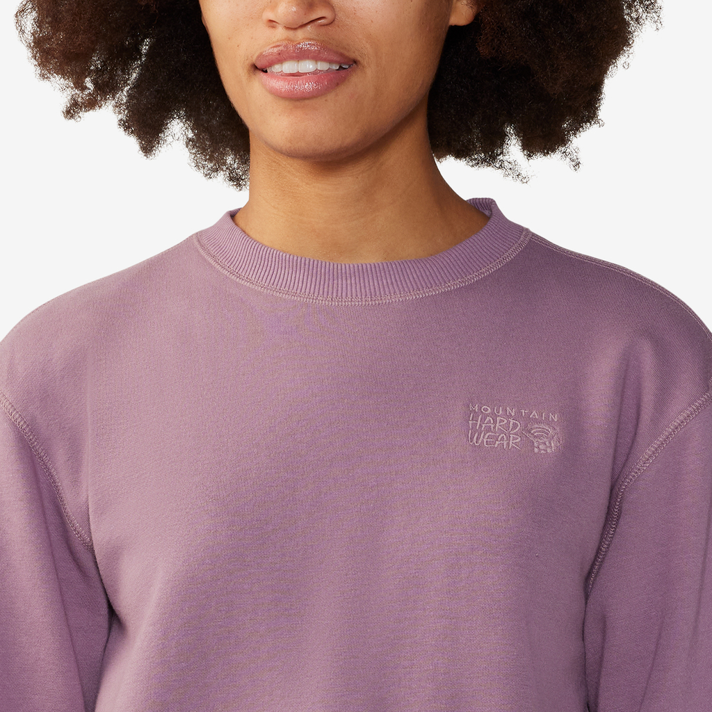 Mountain Hardwear W MHW Logo Pullover Crew in PINK