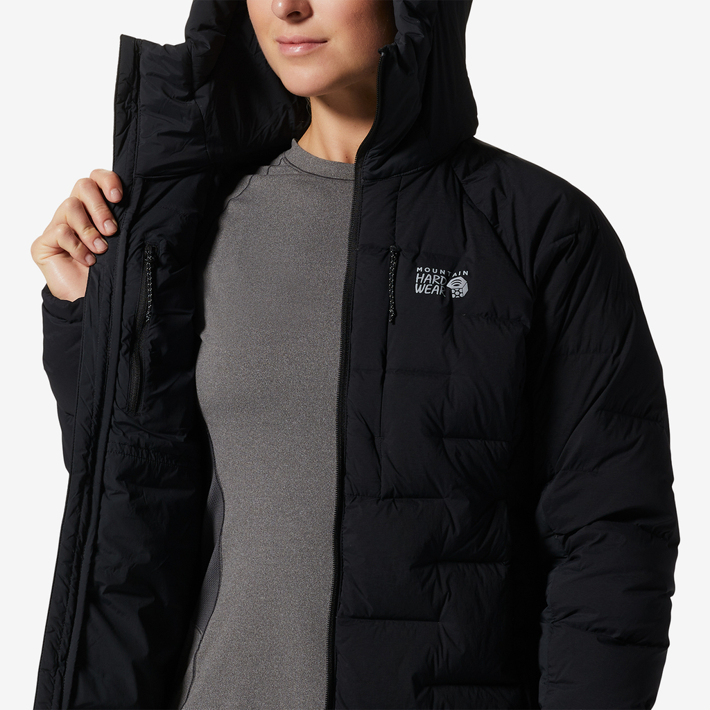 Mountain Hardwear W Stretchdown Parka für Damen in SCHWARZ