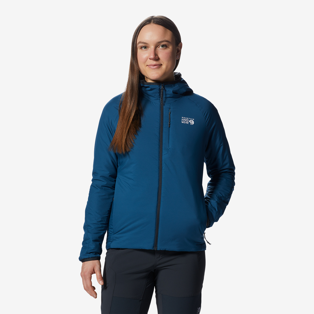 Mountain Hardwear W Kor Strata™ Hoody in BLAU