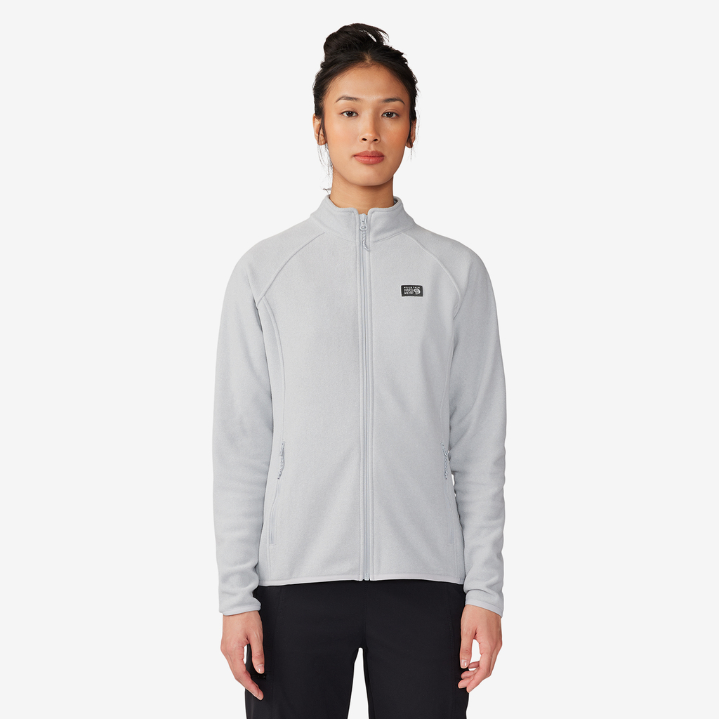 Mountain Hardwear W Microchill™ Full Zip Jacket in GRAU