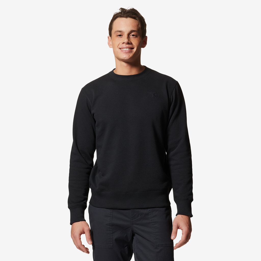 Mountain Hardwear M MHW Logo™ Pullover Crew in SCHWARZ