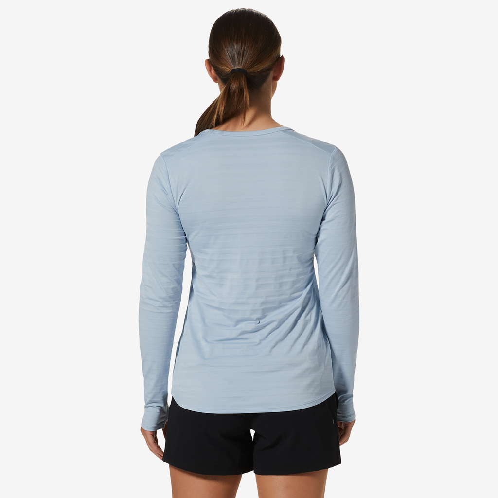 Mountain Hardwear W Mighty Stripe™ Long Sleeve in BLAU