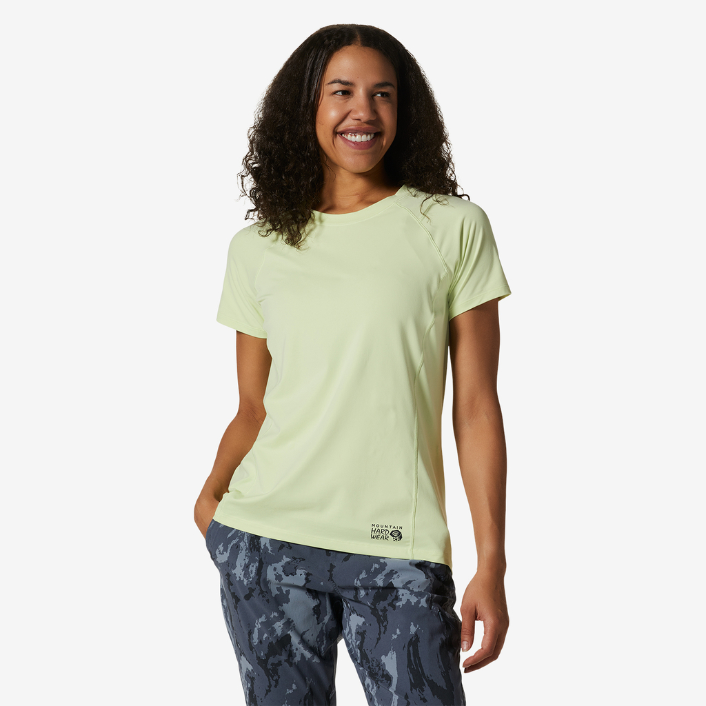 Mountain Hardwear W Crater Lake Short Sleeve für Damen in GRÜN